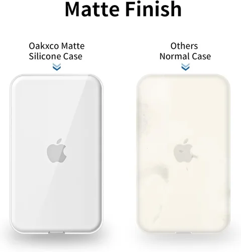 Miniatura 5 de oakxco Funda de silicona compatible con iPhone Air Magsafe Battery Pack, cubierta ultra delgada y delgada para el paquete de batería Air 17