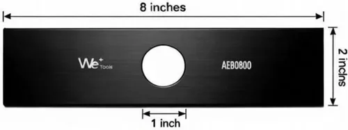 Miniatura 3 de AEB0800 Cuchilla de repuesto para bordeadora EGO 56V modelos EA0800/ME0801/ME0800, negro (paquete de 2)