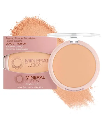 Miniatura 16 de Mineral Fusion Base de maquillaje en polvo prensado, Deep 1, piel media/bronceada con matices dorados, maquillaje de base que desafía la edad