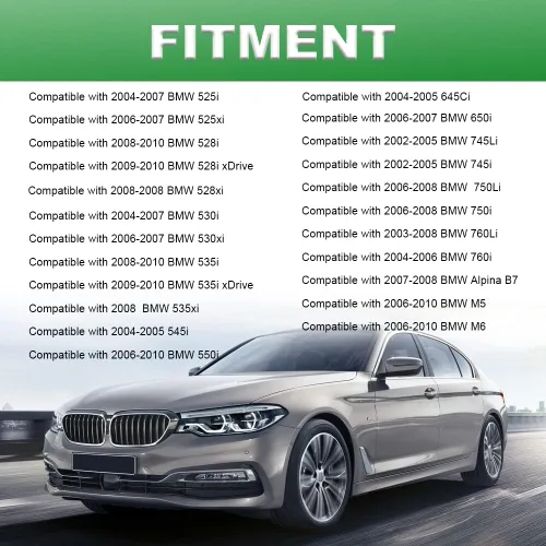 Miniatura 7 de JDMON Compatible con válvula de control de calentador BMW E60 E63 E64 E65 E66 525i 528i 535i 535i xDrive 535xi 545i 550i 645Ci 2004-2010 sustituye a