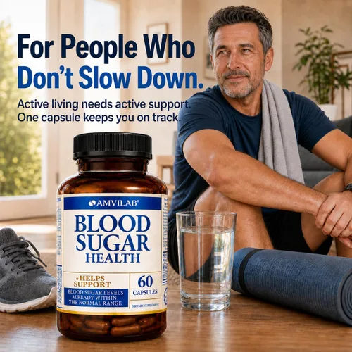 Miniatura 5 de Blood Sugar Health Natural 20 hierbas y vitaminas con canela, ácido alfa lipoico para apoyar la salud, sin OMG, para hombres y mujeres, soporta