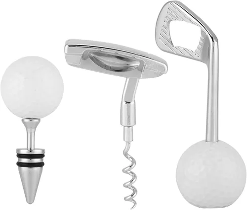 Miniatura 2 de Juego de abrebotellas, herramienta multifuncional para bebidas de cerveza de vino, sacacorchos de vino, acero inoxidable para fiestas en casa
