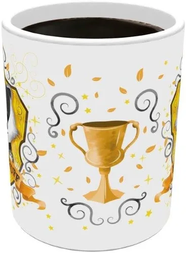 Miniatura 3 de Trend Setters Harry Potter - Hufflepuff - Acuarela Hogwarts Chibi - Taza geek linda - para café, té, cacao o regalo WMUG815