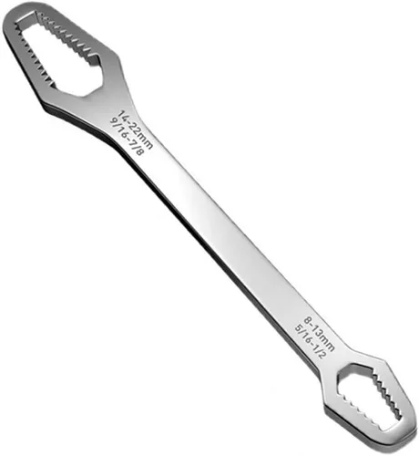 Miniatura 9 de 2 llaves Torx universales de doble cabeza autoaprietadas, 0.315 in - 0.866 in, herramientas de reparación de llaves universales autoaprietadas