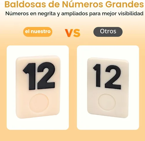 Miniatura 3 de Rummy Cube - Edición para 6 jugadores con 6 bastidores y bandejas de madera, juego de 160 fichas de Rummy de números grandes con funda
