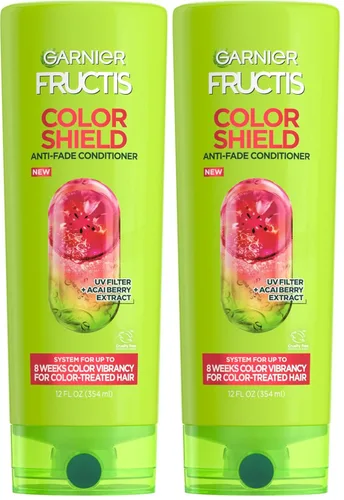 Miniatura 3 de Garnier Fructis Color Shield - Acondicionador antidecoloración para cabello tratado con color, 12 onzas líquidas, 1 unidad (el embalaje puede variar)