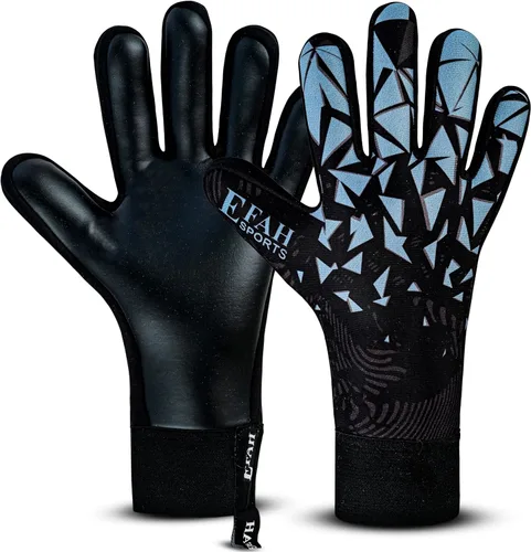 Miniatura 10 de Guantes de portero de fútbol para niños, jóvenes y adultos profesionales con palmas de protección y agarre reforzado Naranja