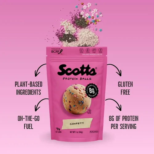 Miniatura 3 de Scott's Bolas de proteínas – Bocadillos a base de plantas con 0.28 oz de alto contenido proteico – Sin gluten, sin OMG, sin lácteos – Bocados