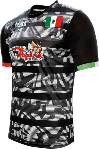 Miniatura 2 de Jersey México Tequileros de Jalisco 100% Poliéster NegroGris_Hecho en México