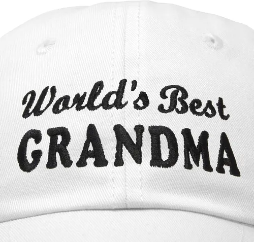 Miniatura 3 de DALIX Worlds Best Grandma Hat Gift Gorra de algodón bordado