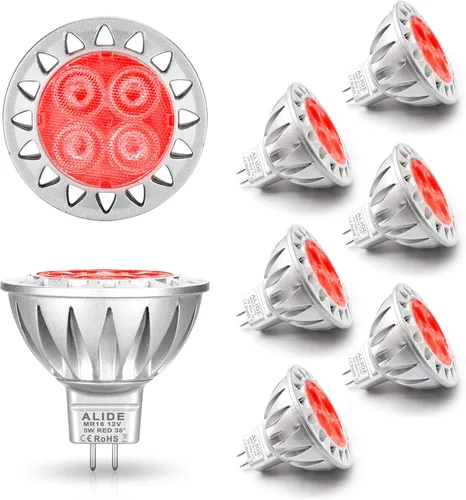 Miniatura 12 de ALIDE Bombillas LED MR16 GU5.3, 50 W, equivalente a halógena, 2700 K, blanco cálido, MR16 5 W, 12 V, bombillas de bajo voltaje, focos