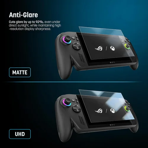 Miniatura 2 de magglass Protector de pantalla con bloqueo de luz azul para ASUS ROG Ally, protector de pantalla de vidrio templado de cobertura completa
