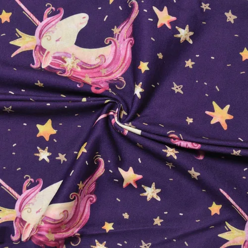 Miniatura 47 de QPANCY Conjunto de pijamas a juego para niñas y muñecas, pijamas de manga larga para otoño e invierno