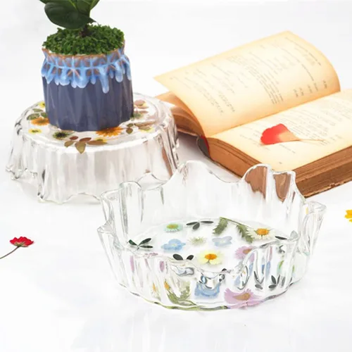 Miniatura 4 de Molde de resina de tazón grande, moldes redondos de silicona de 8 pulgadas para resina, yeso, cemento de hormigón, molde de epoxi de fundición