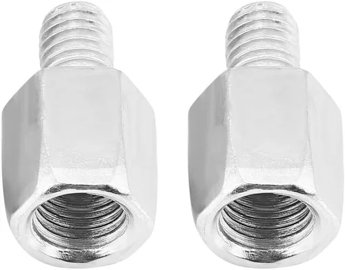 Miniatura 8 de Espejo retrovisor para scooter de 0.394 in, par de espejos retrovisores universales de 0.315 in y 0.394 in de aleación de aluminio, espejos Azul