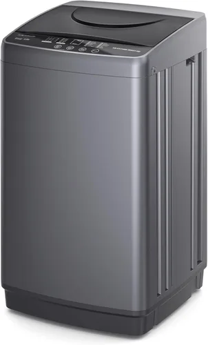 NEWBULIG Lavadora portátil de 1.06 pies cúbicos, capacidad de 7.7 libras, lavadora compacta completamente automática con 10 ciclos de lavado y