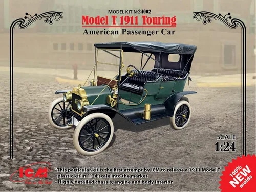 Miniatura 2 de ICM 24002 Vehículo de plástico Modelo T 1911 Touring, coche de pasajeros americano - Escala 1:24
