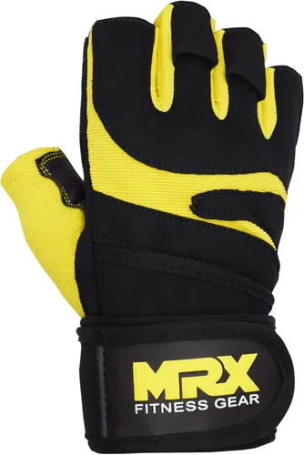 Miniatura 4 de MRX - Guantes de levantamiento de pesas para hombres, guantes de entrenamiento para hombre, guantes de levantamiento de muñeca, guantes de gimnasio