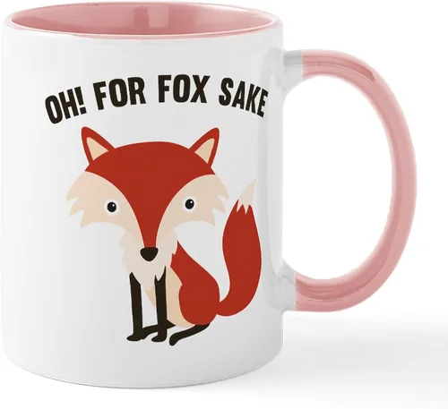 Miniatura 15 de CafePress Taza de café de cerámica For Fox Sake de 11 oz (11.0 fl oz)