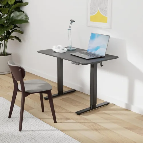 Miniatura 2 de Cubiker Escritorio de Pie de 40 x 24 Pulgadas, Mesa Eléctrica de Oficina en Casa de Altura Ajustable, Escritorio Sit-Stand con Tablero de Empalme