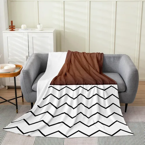 Miniatura 9 de Manta de hámster de 40 x 50 pulgadas, diseño de ratón marrón, manta de forro polar de animales lindos 3D, decoración de dormitorio, manta de franela