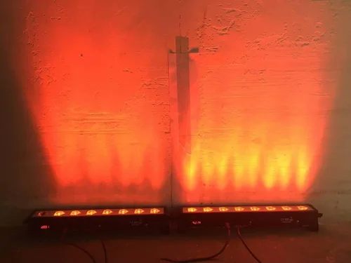 Miniatura 3 de Luz LED para escenario de lavado de pared, 8 piezas, X3W RGB 3 en 1 LED y casa de aluminio completo de 7 modos DMX512 para discoteca/fiesta/teatro