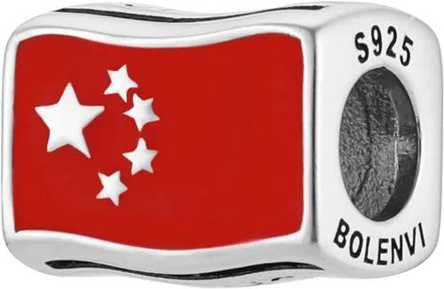 Miniatura 39 de Bolenvi Banderas Travel Country, dijes para el día de la madre, plata de ley 925 para pandora y pulseras o collares similares, joyería para mujeres