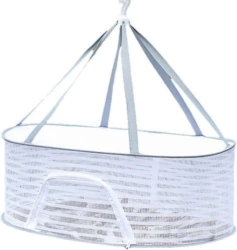 Miniatura 10 de Rejilla de secado de hierbas, red plegable de malla con cremallera, red de secado de alimentos para secar suéter para secar semillas, hierbas, 3