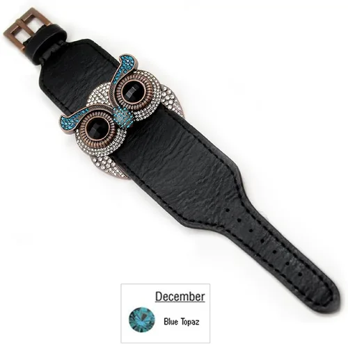 Miniatura 2 de Pulsera de piel de búho de cristal