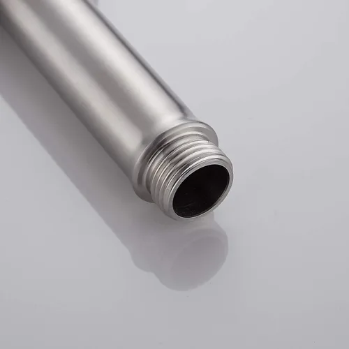 Miniatura 9 de CIENCIA WS024B - Pulverizador de pañales de tela de acero inoxidable Shattaf de 2 modos de pulverización, rociador de bidé para inodoro, níquel