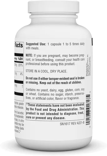 Miniatura 3 de Source Naturals Palmitato de ascorbilo 500 mg Suplemento de éster de vitamina C soluble en grasa - 180 cápsulas