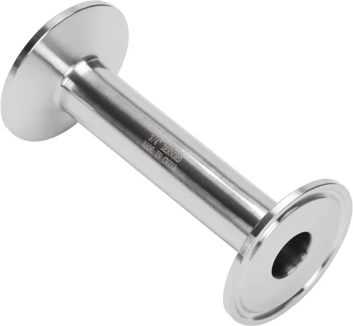 Miniatura 4 de DERNORD Tubo sanitario de bobina de acero inoxidable 304 con abrazadera triple de 1,5 pulgadas Tubo de 3/4 pulgadas OD