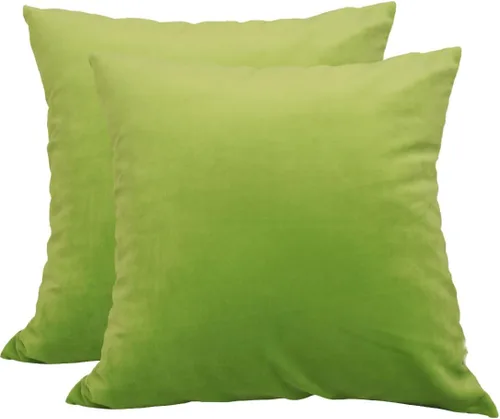 Miniatura 98 de TangDepot - Funda de almohada lisa de terciopelo, funda de cojín supersuave de lujo, muchas opciones de colores y tamaños