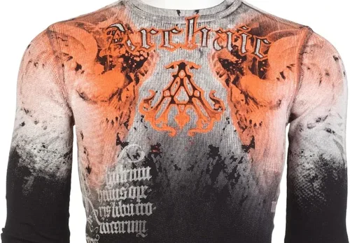 Miniatura 6 de Archaic by Affliction Men's Long Sleeve Thermal Shirt Night Watcher