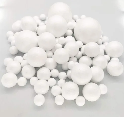 Miniatura 2 de Paquete de 129 bolas de espuma para manualidades, 7 tamaños incluyendo de 1 a 4 pulgadas, bolas redondas lisas de poliestireno blanco, bolas