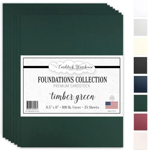 Miniatura 11 de Cardstock Warehouse Foundations Barely Gray - 8.5 x 11 pulgadas, 100 libras, 9.52 oz/m², papel de cartulina 100% reciclado, 25 hojas Apenas gris