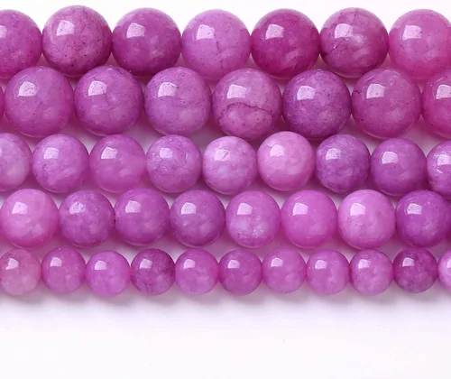 Miniatura 10 de 4MM 86 piezas cuentas sueltas de calcedonia azul aguamarina para hacer joyas, pulseras, collares Aguamarina azul