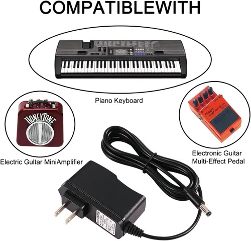 Miniatura 2 de Adaptador de fuente de alimentación de 9 V CA/CC para Boss PSA-120S Pedal de efectos de distorsión de guitarra DS-1 RC-1 RC-3 TU-2 TU-3 SD-1 RV-5