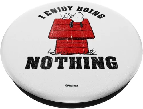 Miniatura 2 de Peanuts Snoopy I Enjoy Doing Nothing PopSockets intercambiable PopGrip