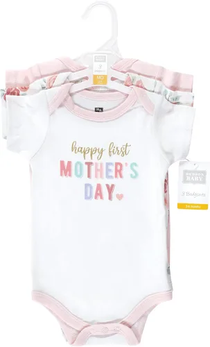 Miniatura 193 de Hudson Baby baby-girls Cotton Bodysuits 3-pack