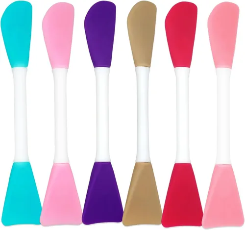Miniatura 10 de Juego de 5 piezas de limpiador de silicona, cepillo para exfoliar labios, cepillo de limpieza facial de silicona, herramienta aplicadora facial y 2