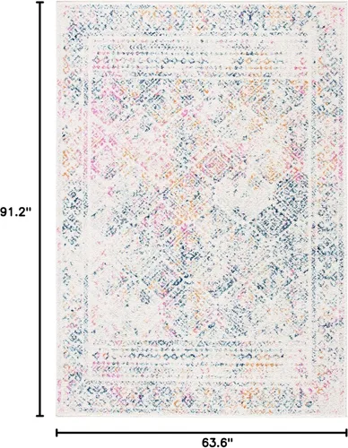 Miniatura 236 de Safavieh - Alfombra decorativa de la colección Tulum, modelo TUL264F, estilo marroquí, bohemio y desgastado, no suelta pelusa, para sala, vestíbulo