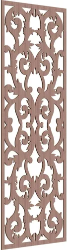 Miniatura 19 de Meadville Paneles decorativos de pared de madera con calado, 9 3/8 pulgadas de ancho x 24 3/8 pulgadas de alto x 1/4 de alto, aliso