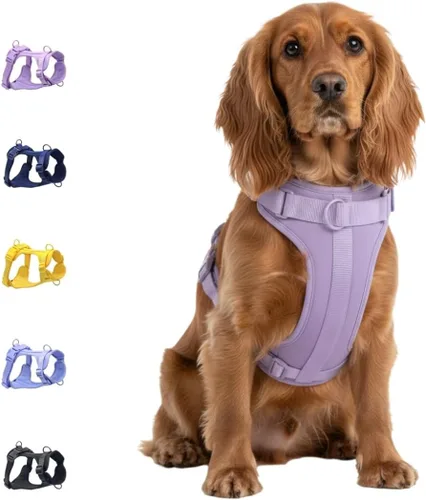 Miniatura 13 de Dog Harness - No Pull Adjustable Front Clip Vest with Soft Padding, 3Leash Clips, and No-Choke Oxford Design Comfort for Small, Medium, and Large