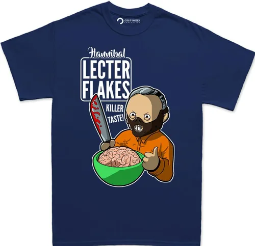 Miniatura 9 de Funny Hannibal Lecter Flakes - Camiseta de cereales Killer Taste para hombre - Merch Hannibal - Camiseta asesina de cereales - Merch