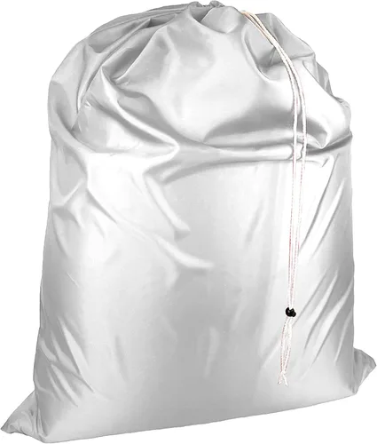 Miniatura 14 de Bolsa de lavandería con cordón de cierre de bloqueo, extra grande, resistente, 100% nailon, bolsa de ropa grande y plegable, organizador de ropa
