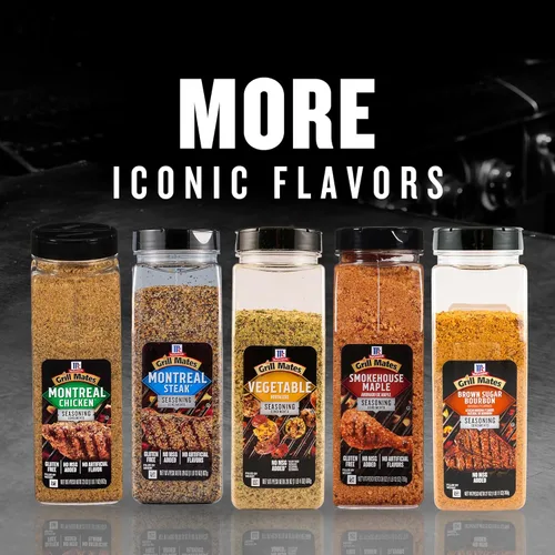 Miniatura 19 de McCormick Grill Mates - Condimento de verduras, 20 onzas - Un envase de 20 onzas de mezcla de condimento para verduras con una mezcla premium