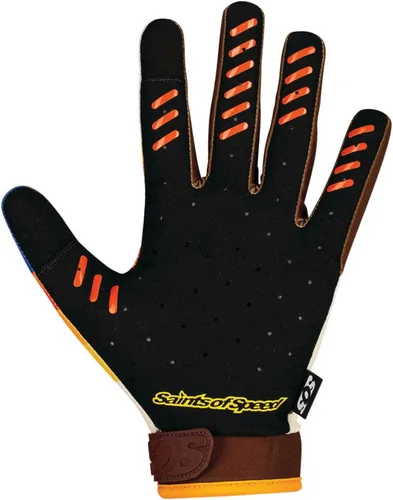 Miniatura 2 de Saints of Speed Guantes de los años 70 para motocicleta, bicicleta de montaña, motocross, ciclismo, ciclismo y BMX