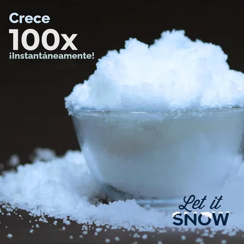 Miniatura 4 de Let it Snow Nieve Falsa Instantánea para Slime - Fabricada en los Estados Unidos, Suave, Segura y Fácil de Usar Polvo de Nieve Artificial - Nieve