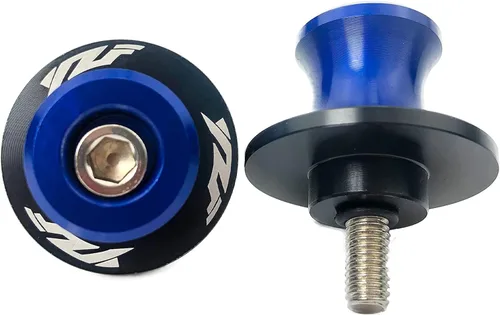 Miniatura 4 de 6MM M6 X 1.5 Motocicleta Swing Arm Sliders Carretes CNC Tornillos de soporte de brazo oscilante 2 piezas para Yamaha YZF R1 R3 R6 R25 R125 R6S 600R